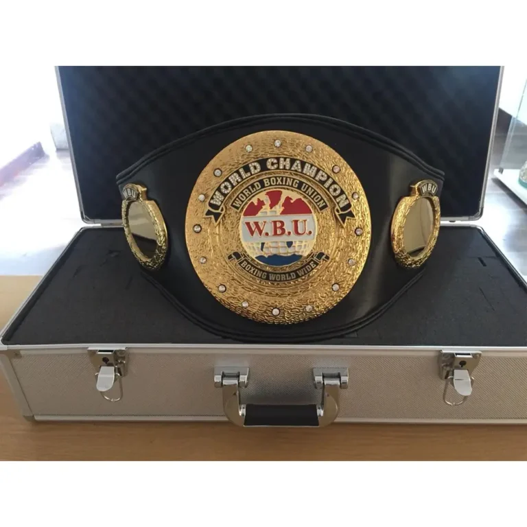 WBU World Boxing Union Custom Made Championship Title Belt