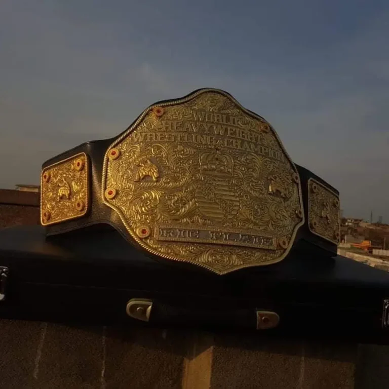 WCW 3D BIG GOLD CRUMRINE CNC MADE CHAMPIONSHIP BELT