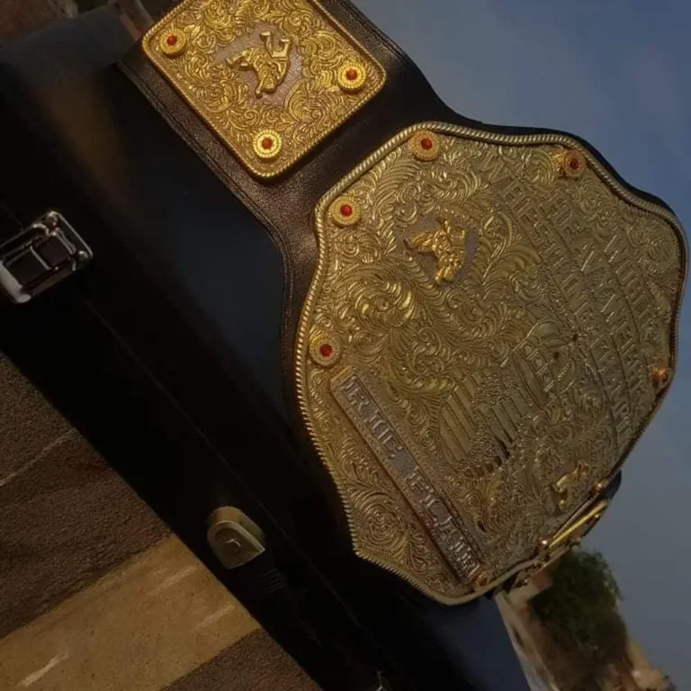 WCW 3D BIG GOLD CRUMRINE CNC MADE CHAMPIONSHIP BELT