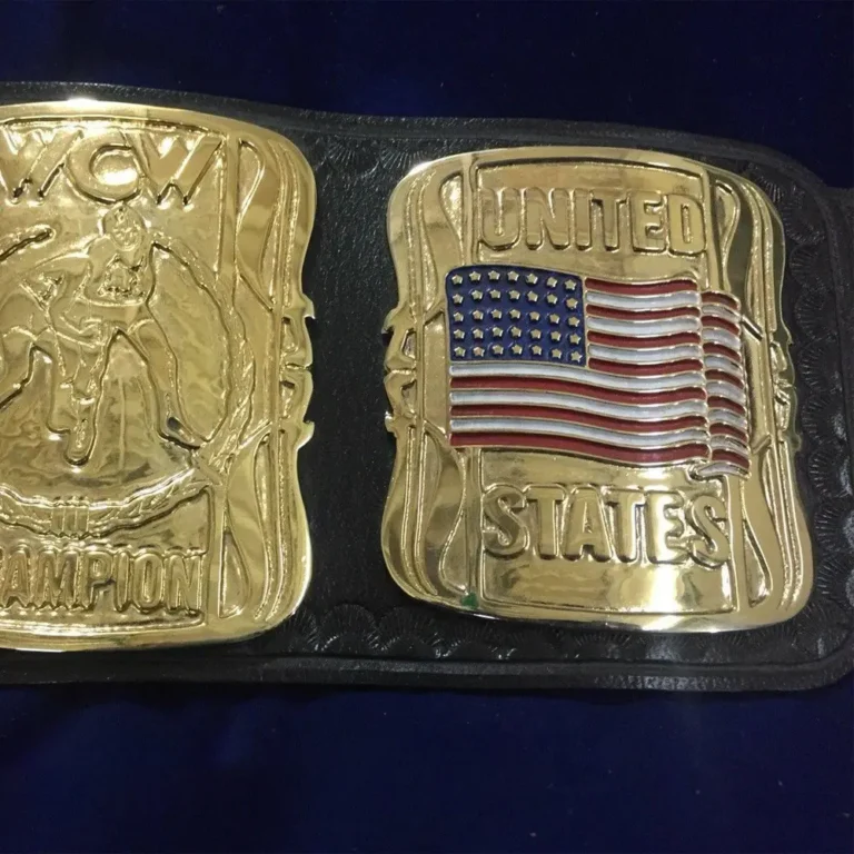 WCW US HEAVYWEIGHT 24K GOLD Zinc Giant Championship Belt