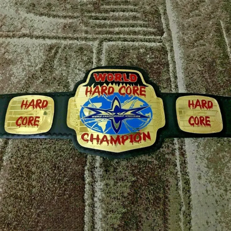 WCW WORLD HARDCORE Brass Authentic Championship Belt