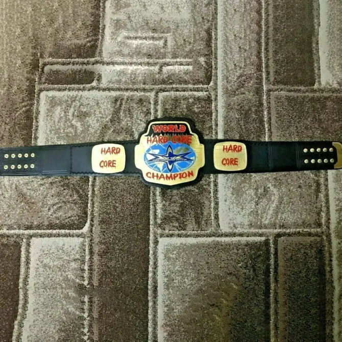 WCW WORLD HARDCORE Brass Authentic Championship Belt