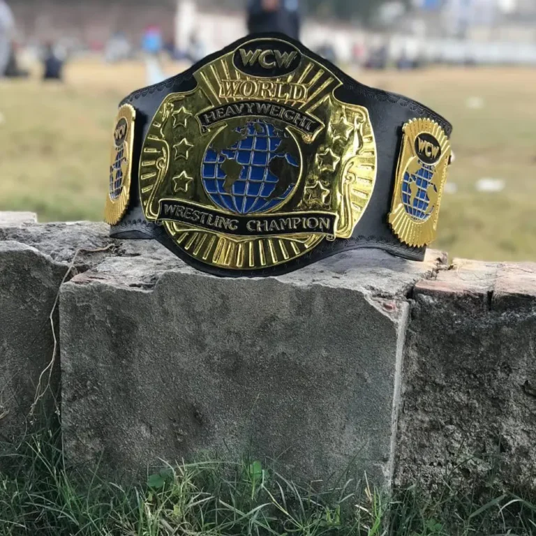 WCW WORLD TAG TEAM 24K GOLD Brass Championship Belt