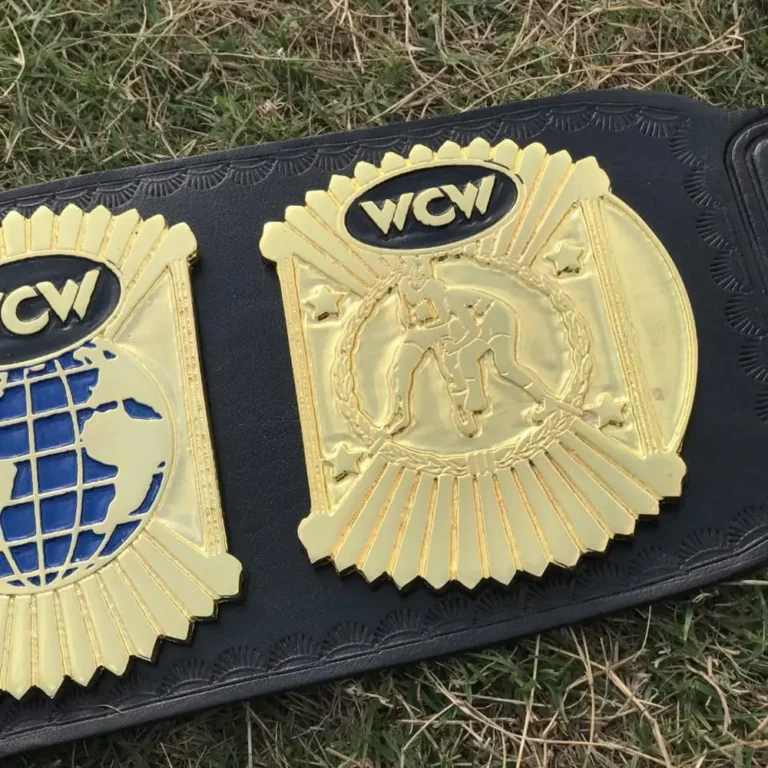 WCW WORLD TAG TEAM 24K GOLD Brass Championship Belt