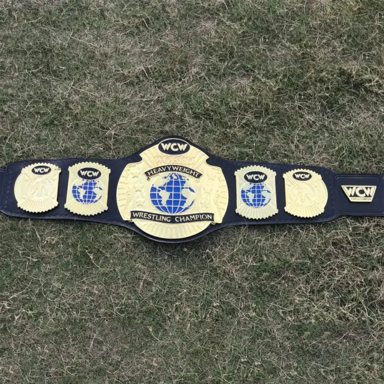 WCW WORLD TAG TEAM 24K GOLD Brass Championship Belt