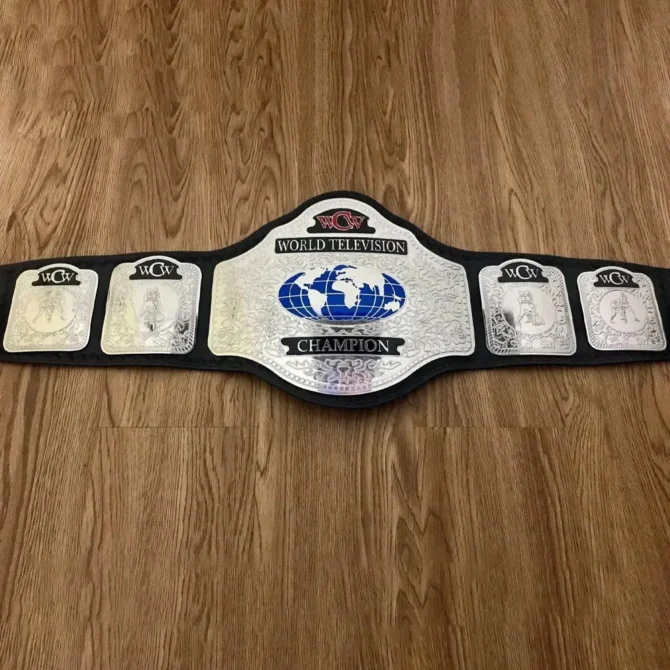 WCW WORLD TELEVISION Authentic Brass Championship Belt