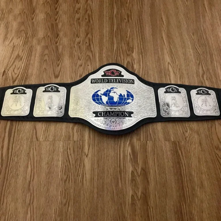 WCW WORLD TELEVISION Authentic Brass Championship Belt