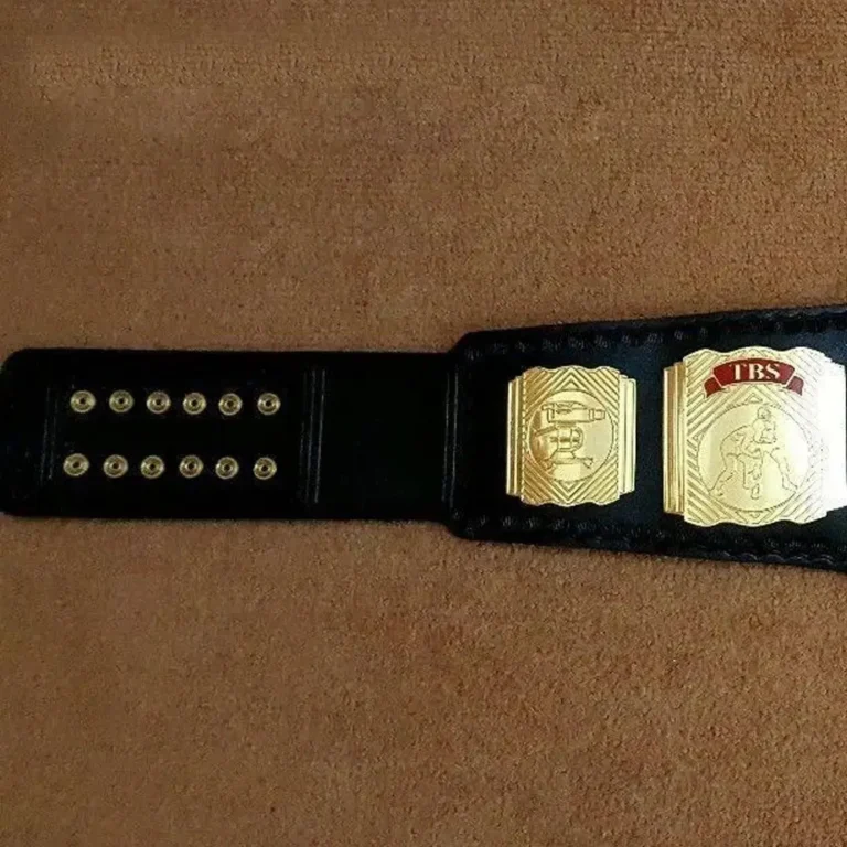 WCW WORLD TELEVISION Brass 24k Gold Championship Belt