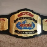 WCW WORLD TELEVISION Brass 24k Gold Championship Belt