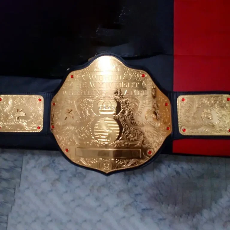 WWE BIG GOLD CLASSIC Brass 24k Gold Championship Belt