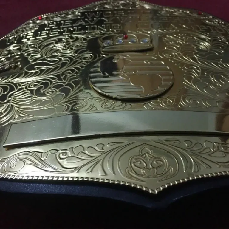 WWE BIG GOLD CLASSIC Brass 24k Gold Championship Belt