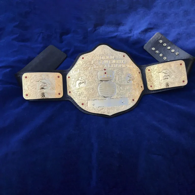 WWE BIG GOLD WORLD HEAVYWEIGHT DUAL PLATED 24K GOLD Championship Belt