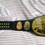 WWE Brass Smoking Skull 24K Gold Championship Belt