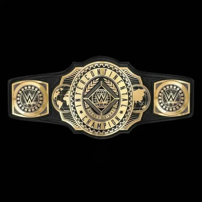 WWE INTERCONTINENTAL 2019 Brass 24k Gold Championship Belt