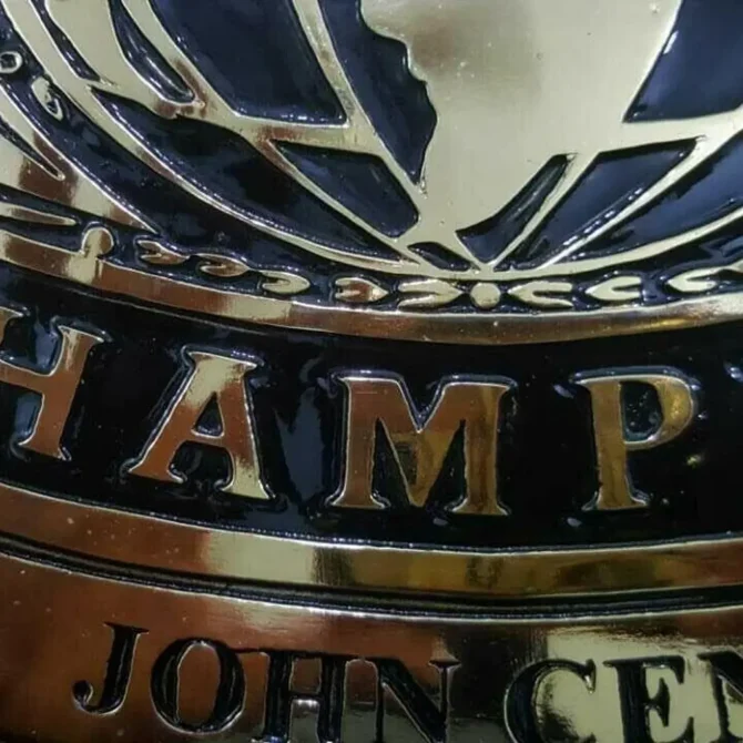 WWE UNDISPUTED Zinc Authentic Championship Belt