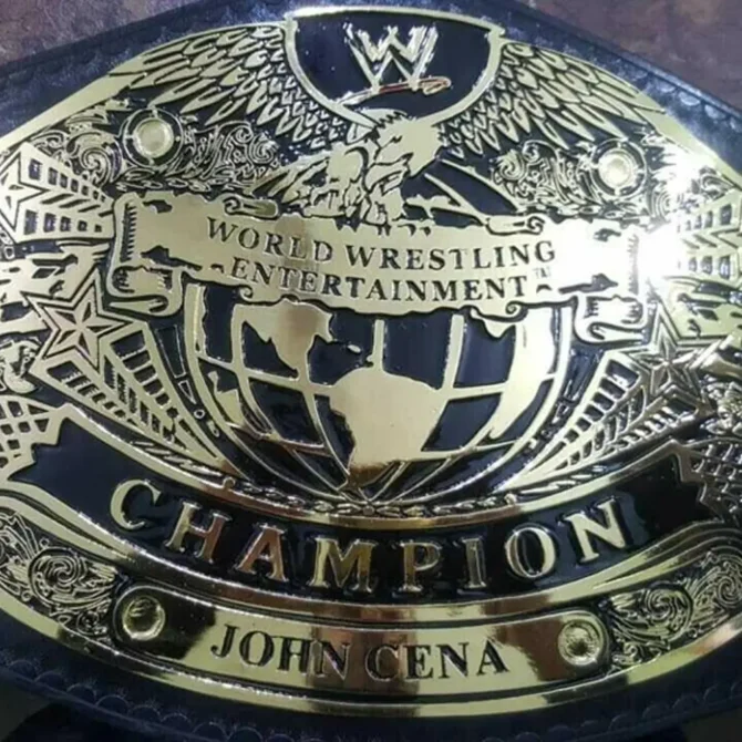 WWE UNDISPUTED Zinc Authentic Championship Belt