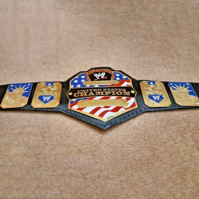 WWE UNITED STATES Brass Authentic Championship Title Belt