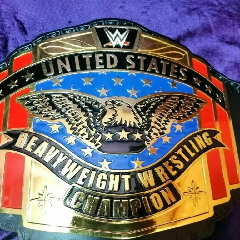 WWE UNITED STATES HEAVYWEIGHT Zinc 24k Gold Championship Belt