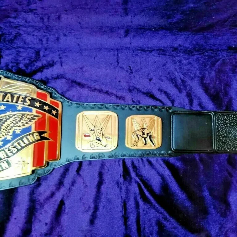 WWE UNITED STATES HEAVYWEIGHT Zinc 24k Gold Championship Belt