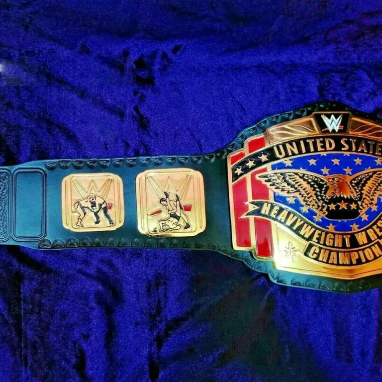 WWE UNITED STATES HEAVYWEIGHT Zinc 24k Gold Championship Belt