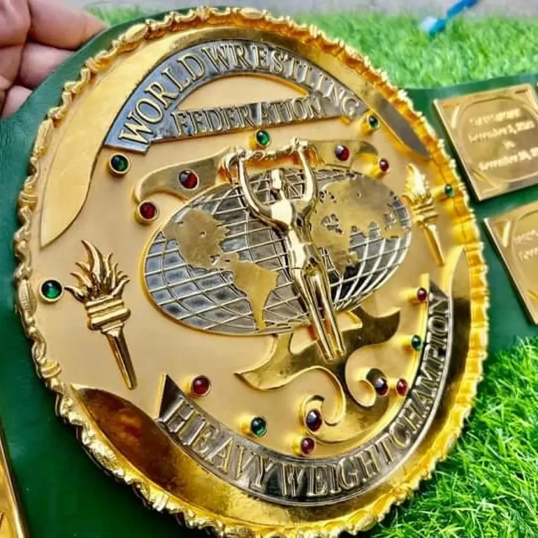 WWF BIG GREEN 3D CNC CHAMPIONSHIP BELT