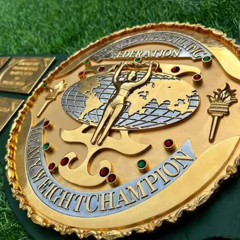 WWF BIG GREEN 3D CNC CHAMPIONSHIP BELT