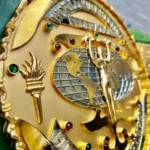 WWF BIG GREEN 3D CNC CHAMPIONSHIP BELT