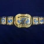 WWF INTERCONTINENTAL OVAL 24K GOLD Giant Championship Belt