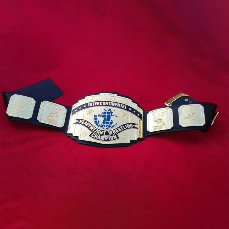 WWF Intercontinental 24k Gold Ultimate Warrior Championship Belt