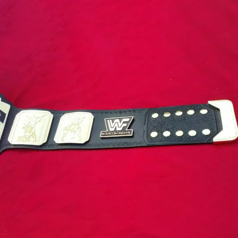 WWF Intercontinental 24k Gold Ultimate Warrior Championship Belt