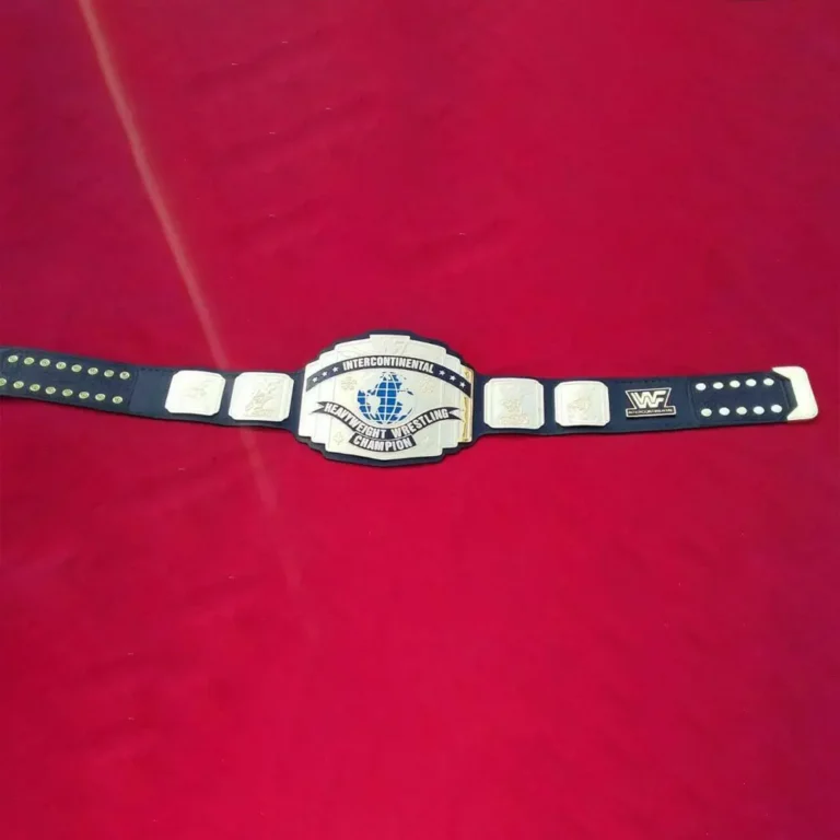 WWF Intercontinental 24k Gold Ultimate Warrior Championship Belt