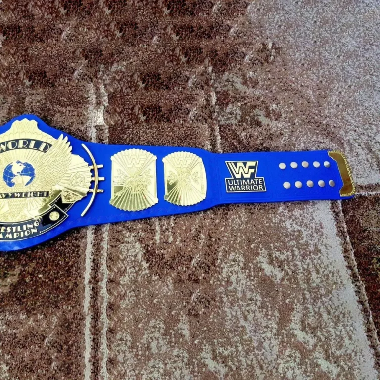 WWF ULTIMATE WARRIOR WINGED EAGLE Brass 24k Gold Championship Title Belt