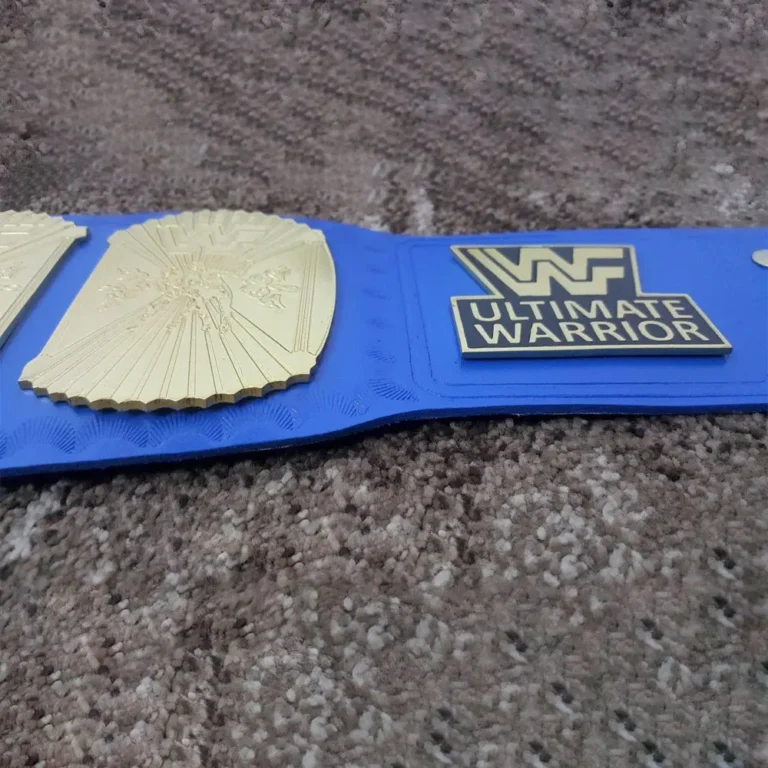 WWF ULTIMATE WARRIOR WINGED EAGLE Brass 24k Gold Championship Title Belt