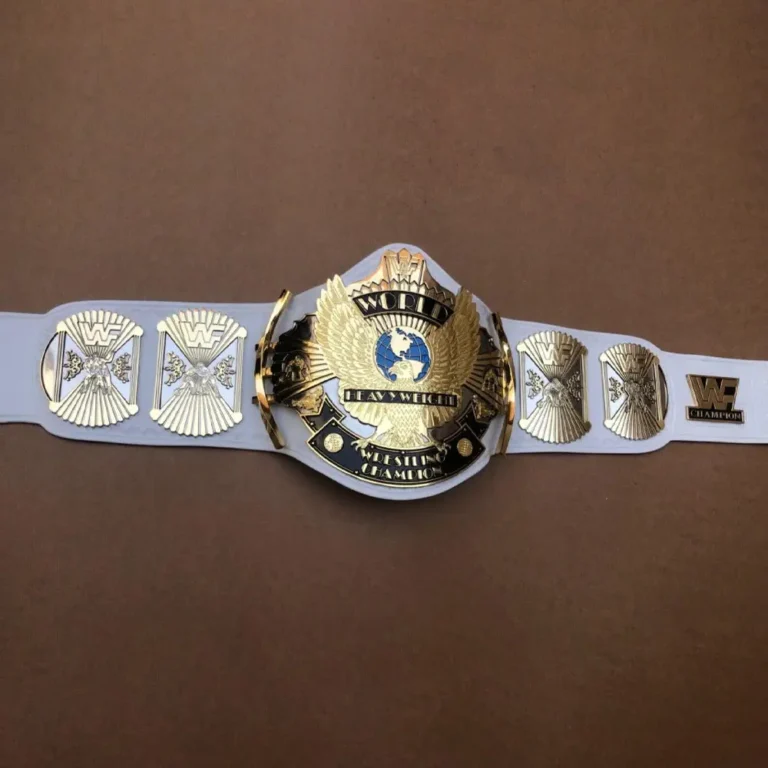 WWF WHITE WINGED EAGLE CNC HD DUAL PLATED CHAMPIONSHIP BELT