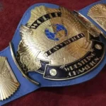 WWF WINGED EAGLE BLUE 24K GOLD Giant Zinc Championship Belt