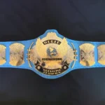 WWF WINGED EAGLE BLUE Brass 24k Gold Authentic Championship Title Belt