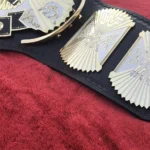 WWF WINGED EAGLE DUAL PLATED Black Brass 24K Gold Championship Title Belt