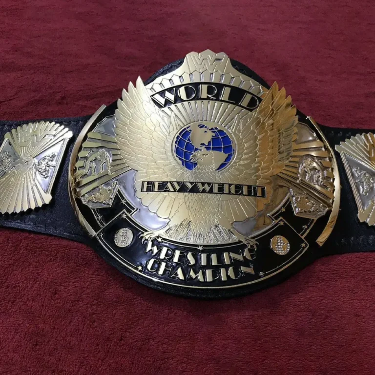 WWF WINGED EAGLE DUAL PLATED Brass 24k Gold Championship Belt