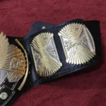 WWF WINGED EAGLE DUAL PLATED Brass 24k Gold Championship Belt