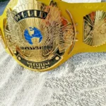 WWF WINGED EAGLE ULTIMATE WARRIOR Zinc Authentic Championship Belt