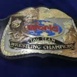 WWF WORLD TAG TEAM 24K GOLD DUAL PLATED Zinc Championship Belt