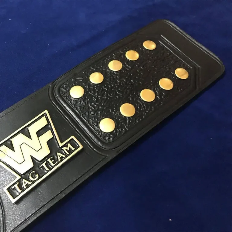 WWF WORLD TAG TEAM 24K GOLD DUAL PLATED Zinc Championship Belt