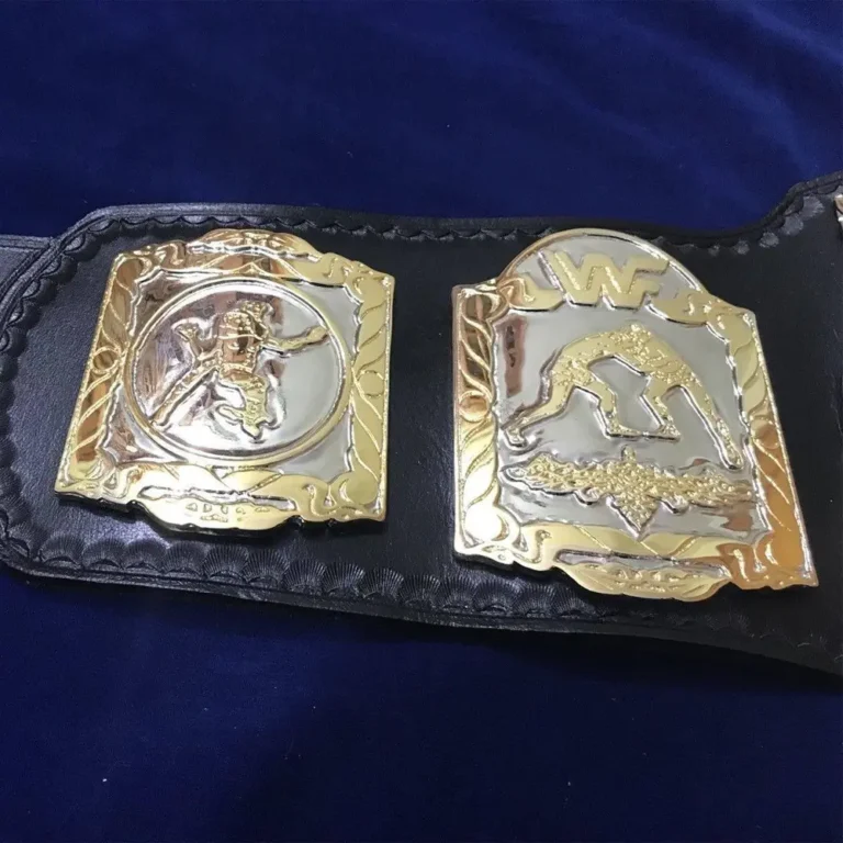 WWF WORLD TAG TEAM 24K GOLD DUAL PLATED Zinc Championship Belt