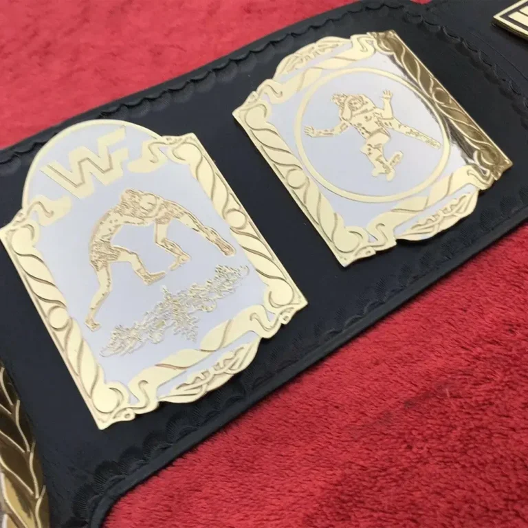 WWF WORLD TAG TEAM Brass 24k Gold Championship Replica Belt