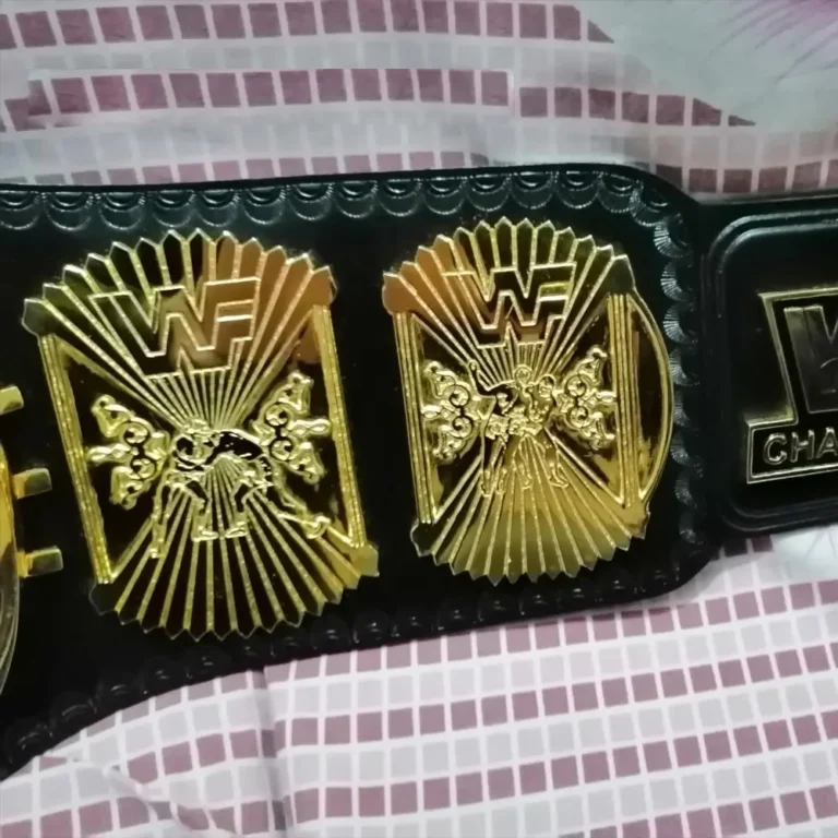 WWF Winged Eagle 24K Gold Championship Title Belt