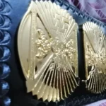 WWF Winged Eagle 24K Gold Championship Title Belt